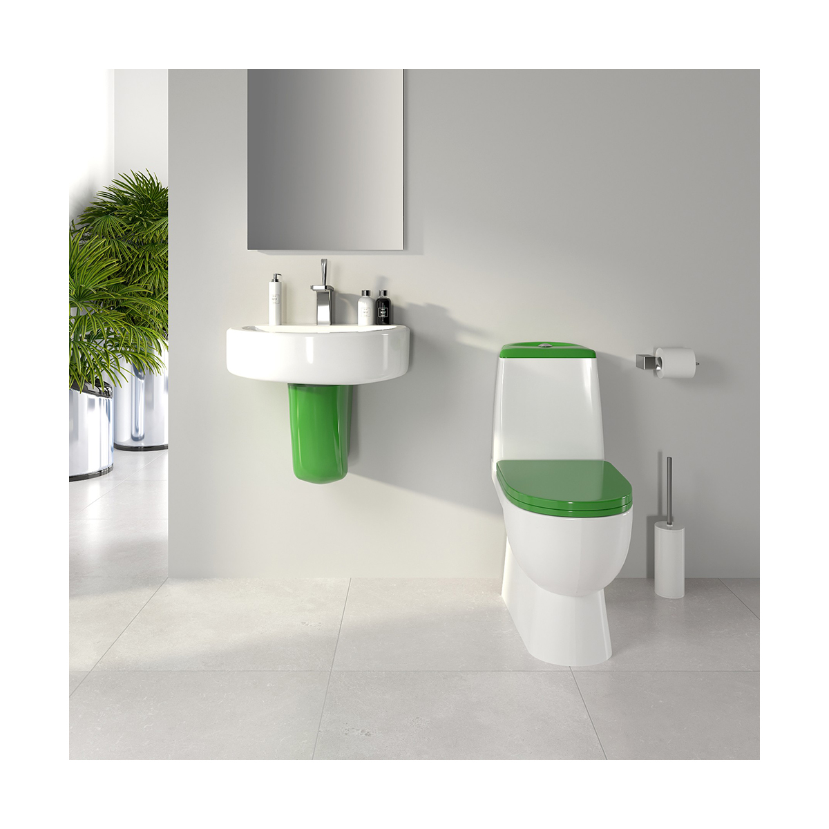 Раковина "best" белая "sanita luxe"  wb.pd/best/55-c/wht.g/s1