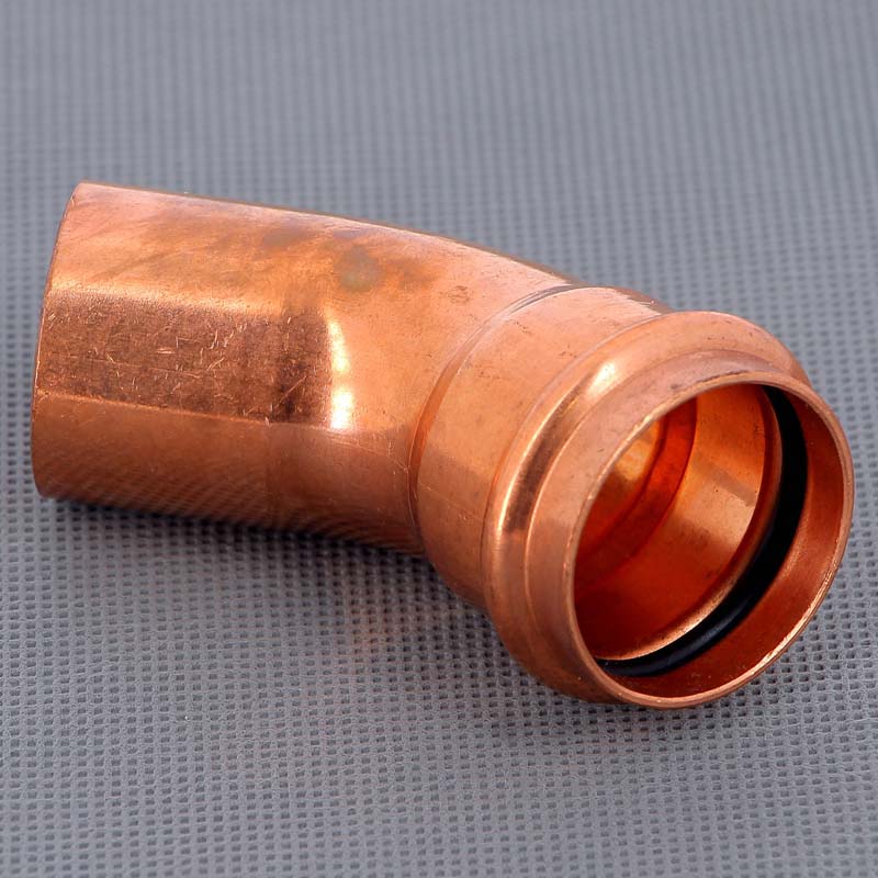 Угол-вставка 45° пресс медный Profipress VIEGA 35