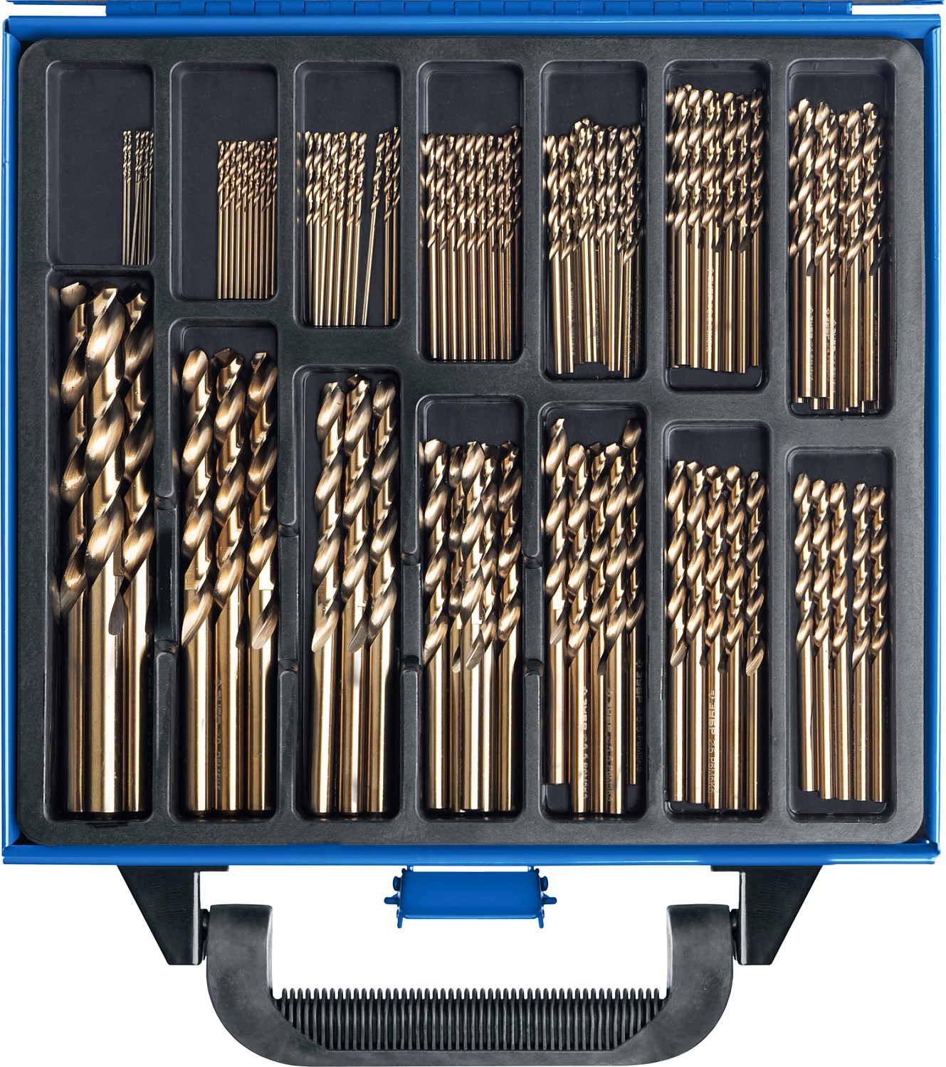 ЗУБР Кобальт, 99 шт, (1-10 мм), сталь Р6М5К5, класс А, мет.бокс, набор сверл по металлу, Профессионал (29626-H99)