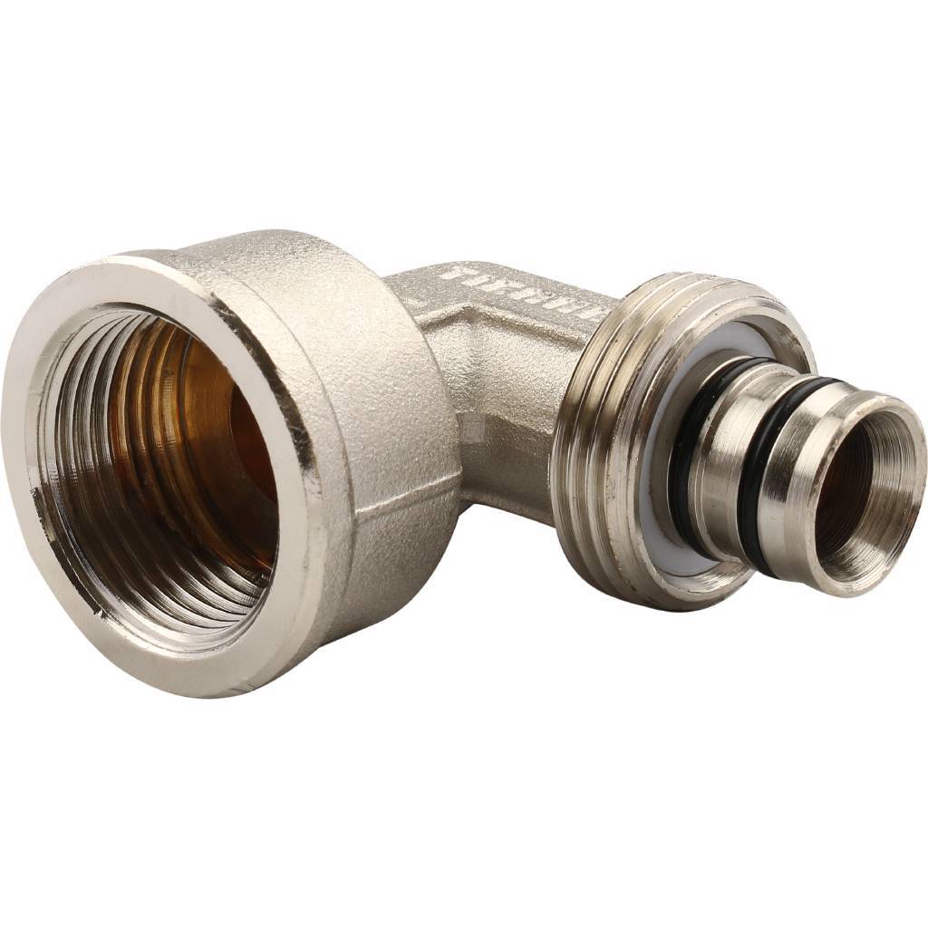 Угол переходной 20 х 3/4'' ВР обжим TIEMME для металлопластиковых труб