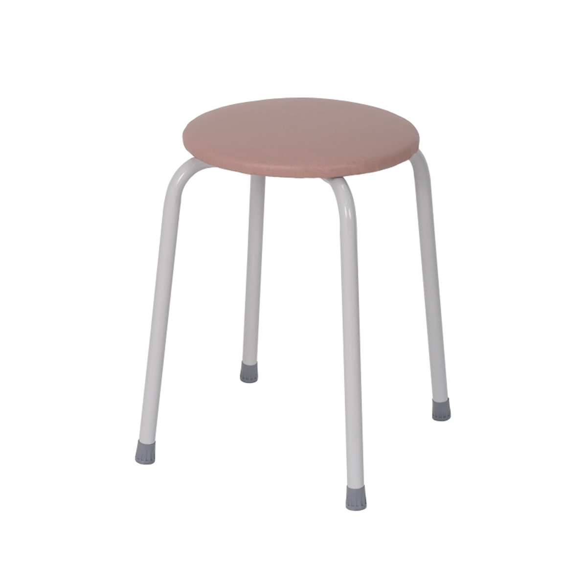 Табурет "пенек крепкий" круглое сиденье d=32 см (1/4) пыльная роза  т 266