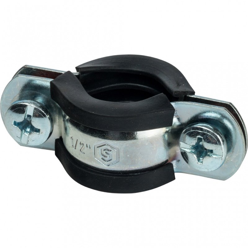 Хомут с шпилькой и дюбелем 1/2" (⌀20-24) STOUT