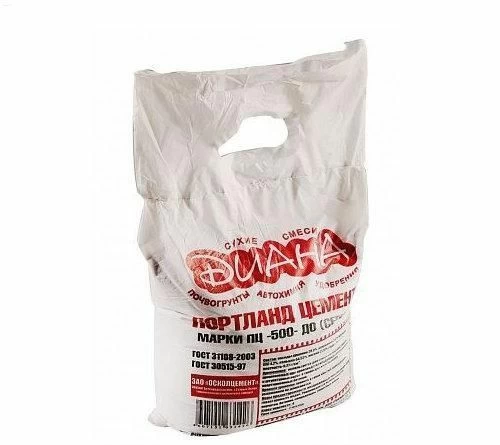 Цемент серый Портланд 500, 5 кг Диана
