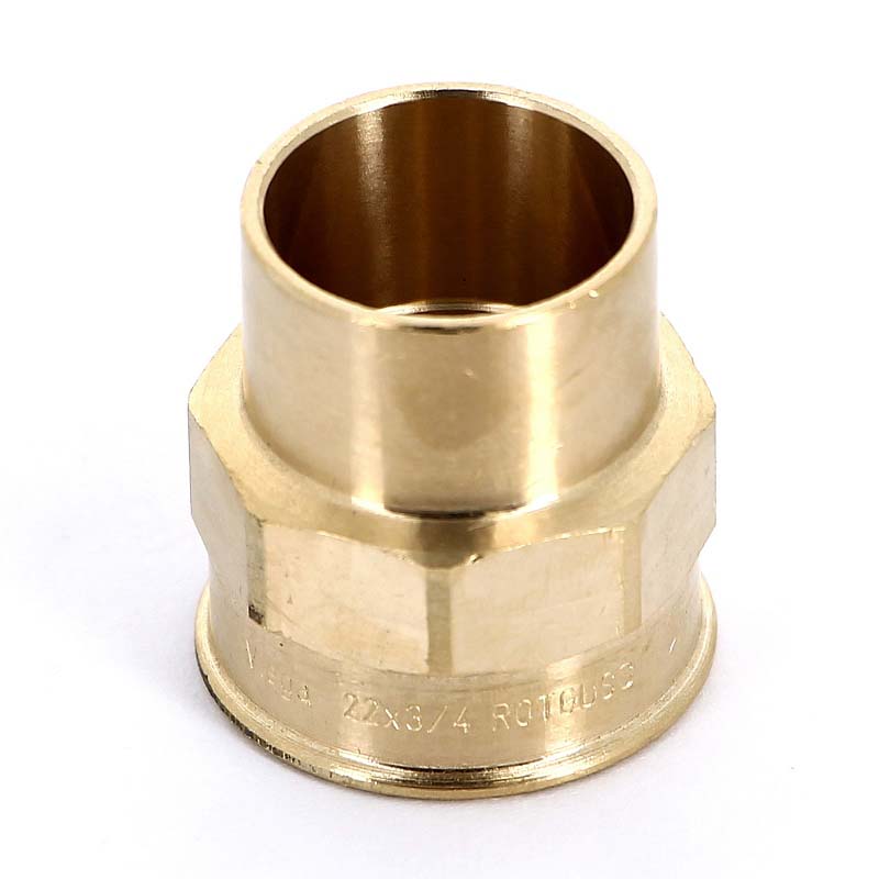 Муфта переходная 22 x 3/4" VIEGA пайка ВР бронза