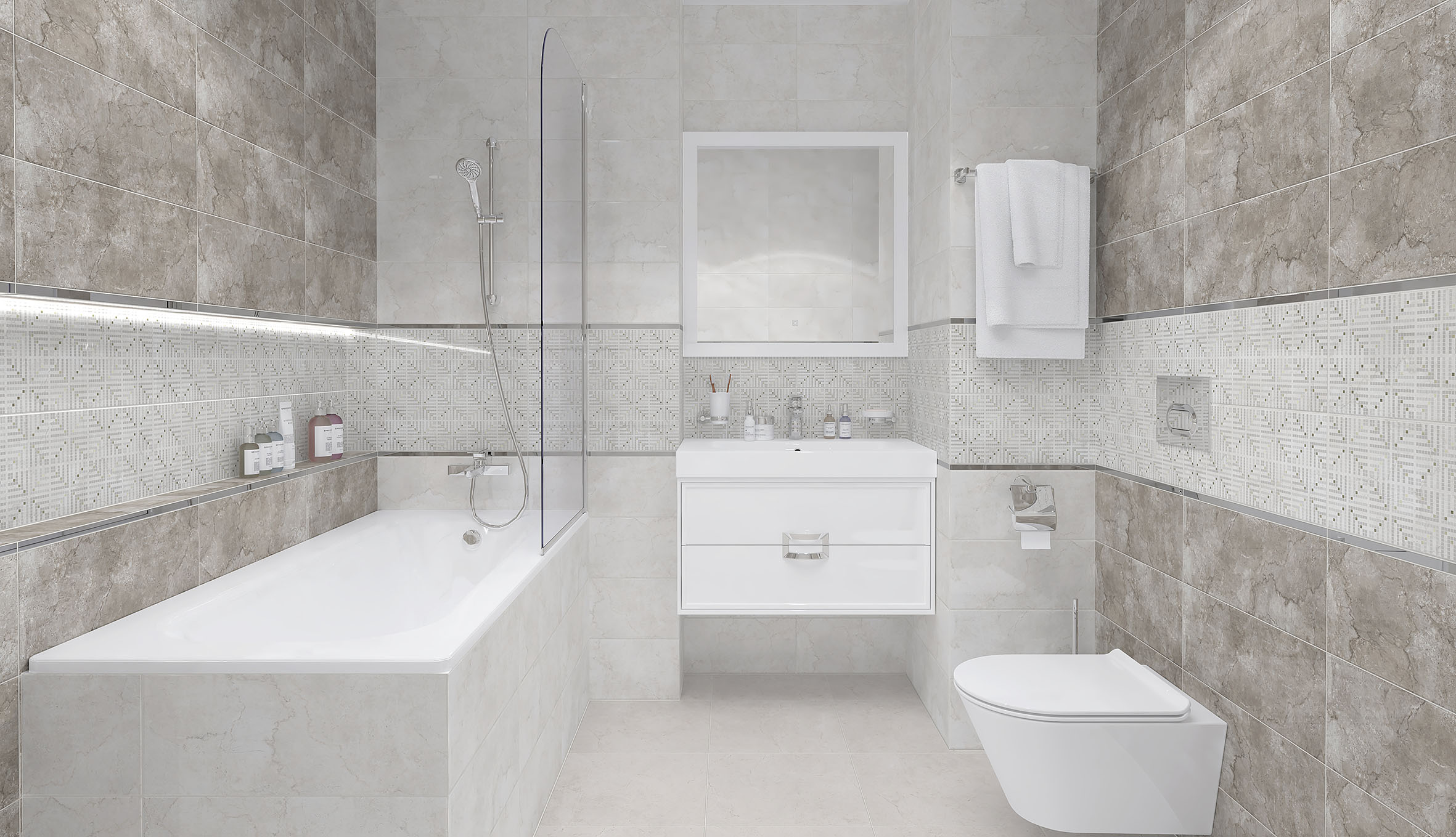 Savia бежевый 20x50