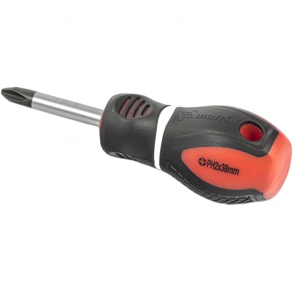 Отвертка "Era", PH2 х 38 мм, CrV, трехкомпонентная рукоятка Matrix (12068)