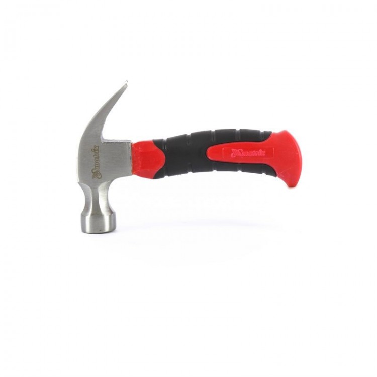 Молоток-гвоздодер мини, фибергласовая двухкомпонентная рукоятка, 250 г Matrix (10444)