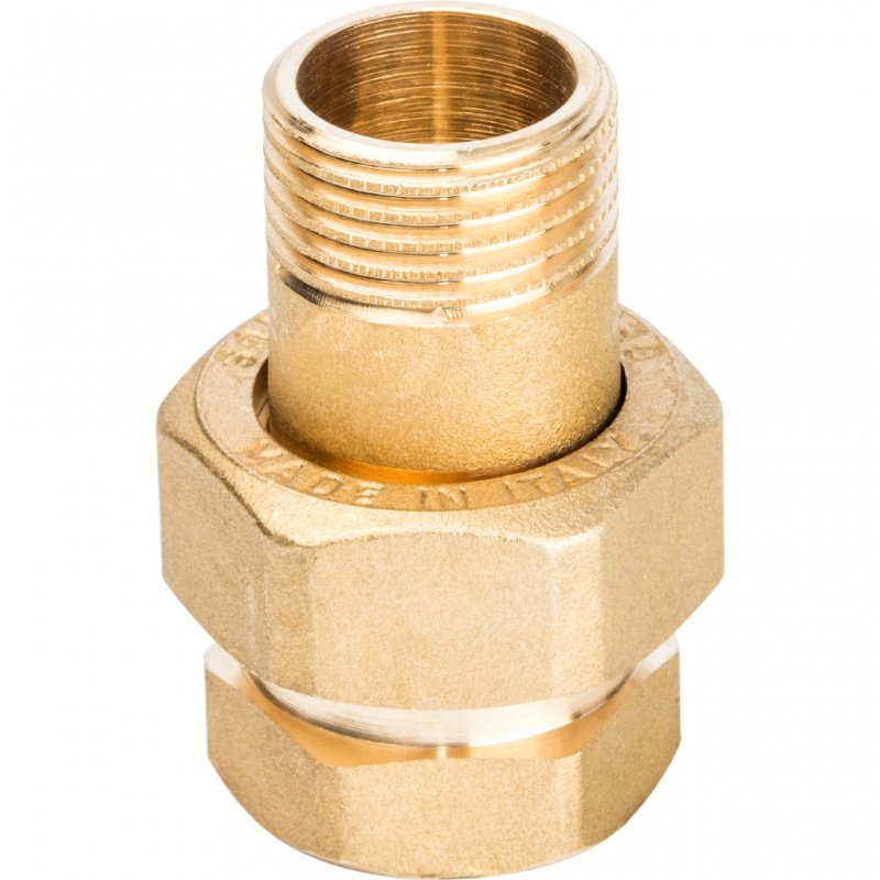 Американка ВН 3/4" латунь STOUT плоская прокладка