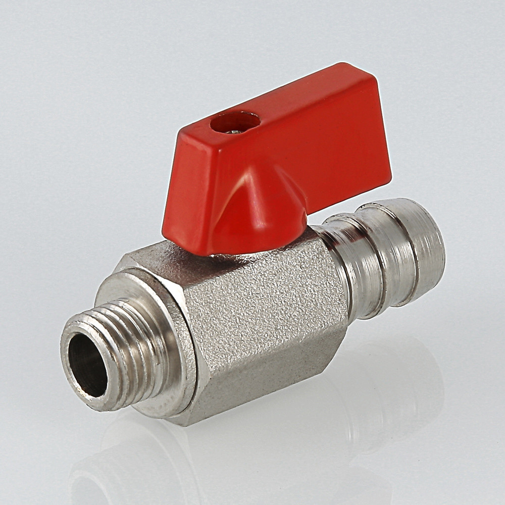 Кран шаровый дренажный со штуцером 1/4'' НН флажок VALTEC
