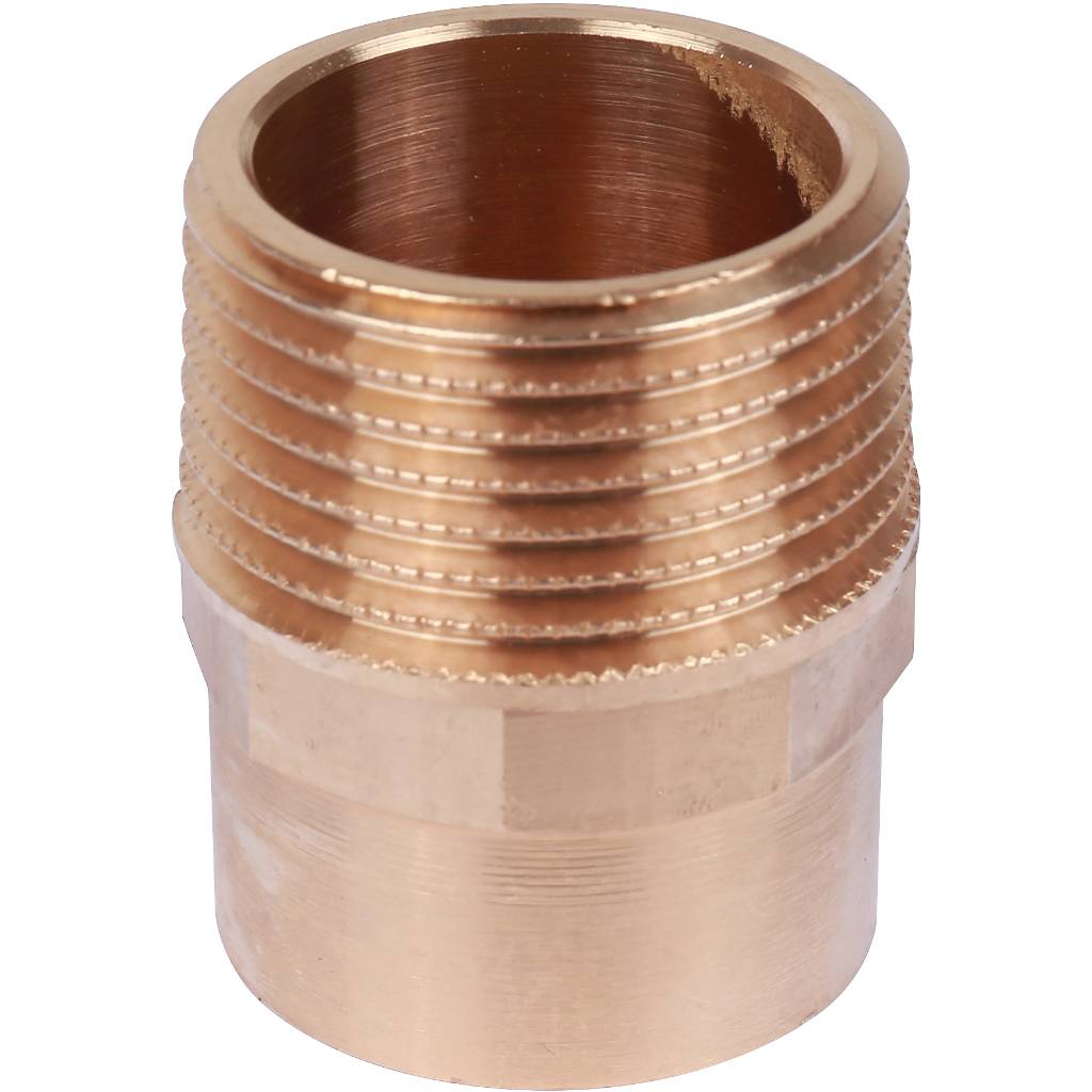 Муфта 28х1" переходная (НР) под пайку с наружной резьбой SANHA бронзовая 14243281