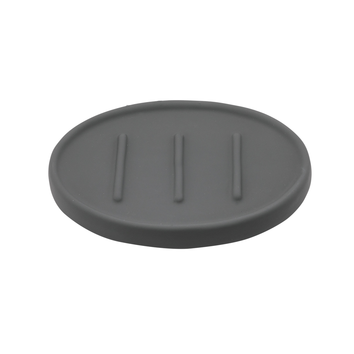 Мыльница "unna" керамика/резина (темно-серый) (1/12) "swensa" swtc-1204dgy-04