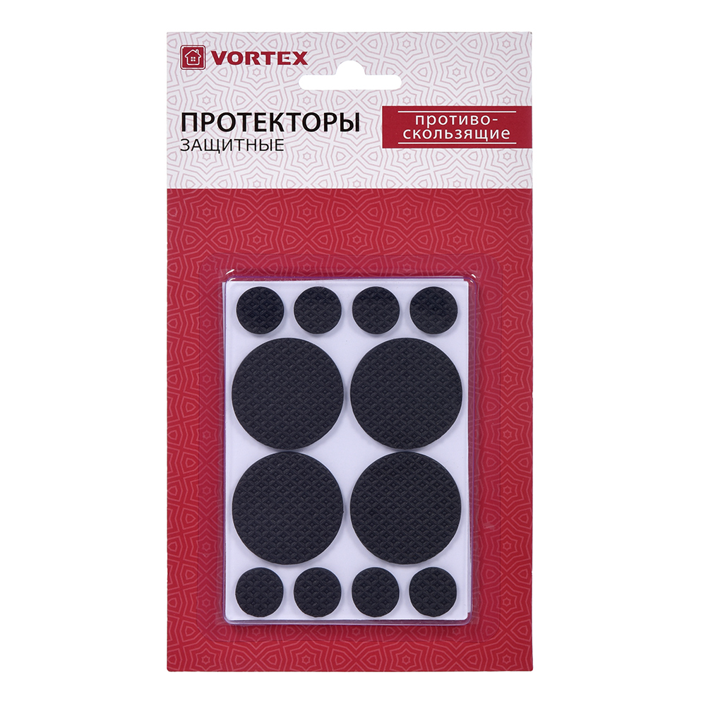 Протекторы для мебели противоскользящие набор 24 шт (1/30) "vortex" 26004
