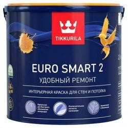 Тиккурила ЕВРО СМАРТ-2 (1) Краска интерьерная 2,7л