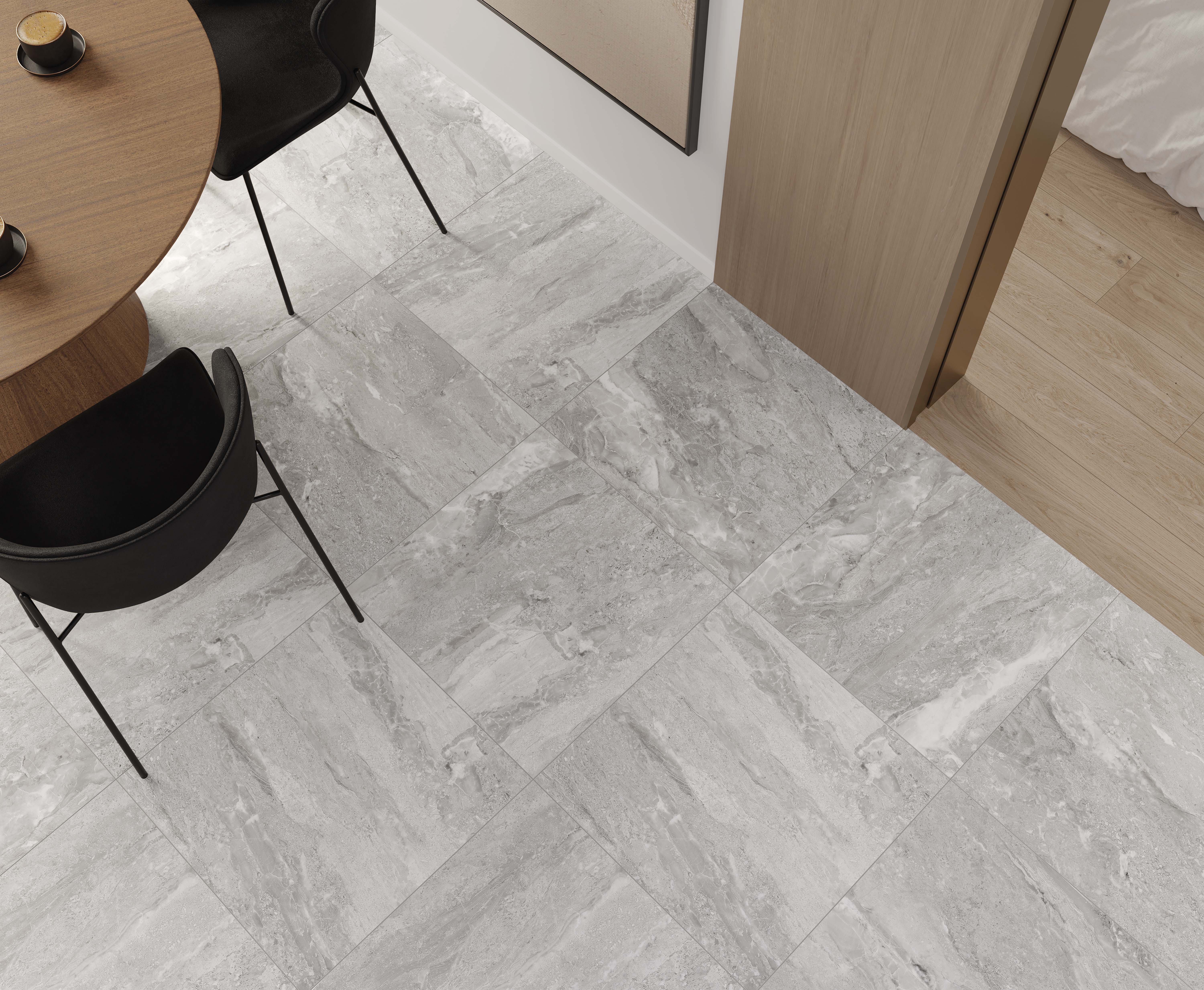 Gala grey керамогранит серый матовый 60x60