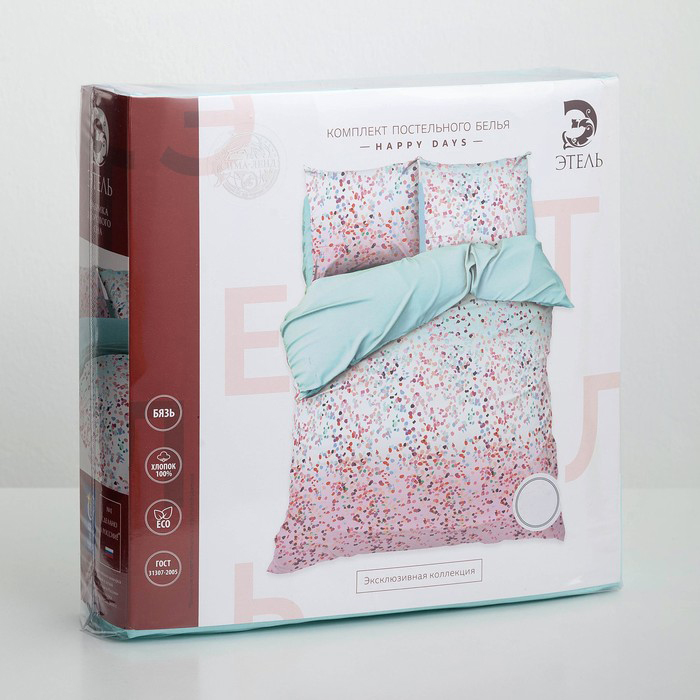 Постельное белье "этель" happy days 2 сп. (бязь) (1/6) 4675224