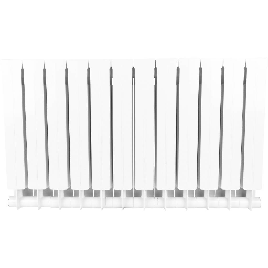 Радиатор STOUT STYLE 500 мм 12 секций, биметал. (боковое подключение) на 21,5 кв.м.