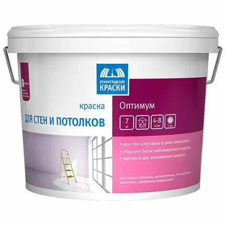 ТЕКС ОПТИМУМ краска для стен и потолка, глубокоматовая (7кг)