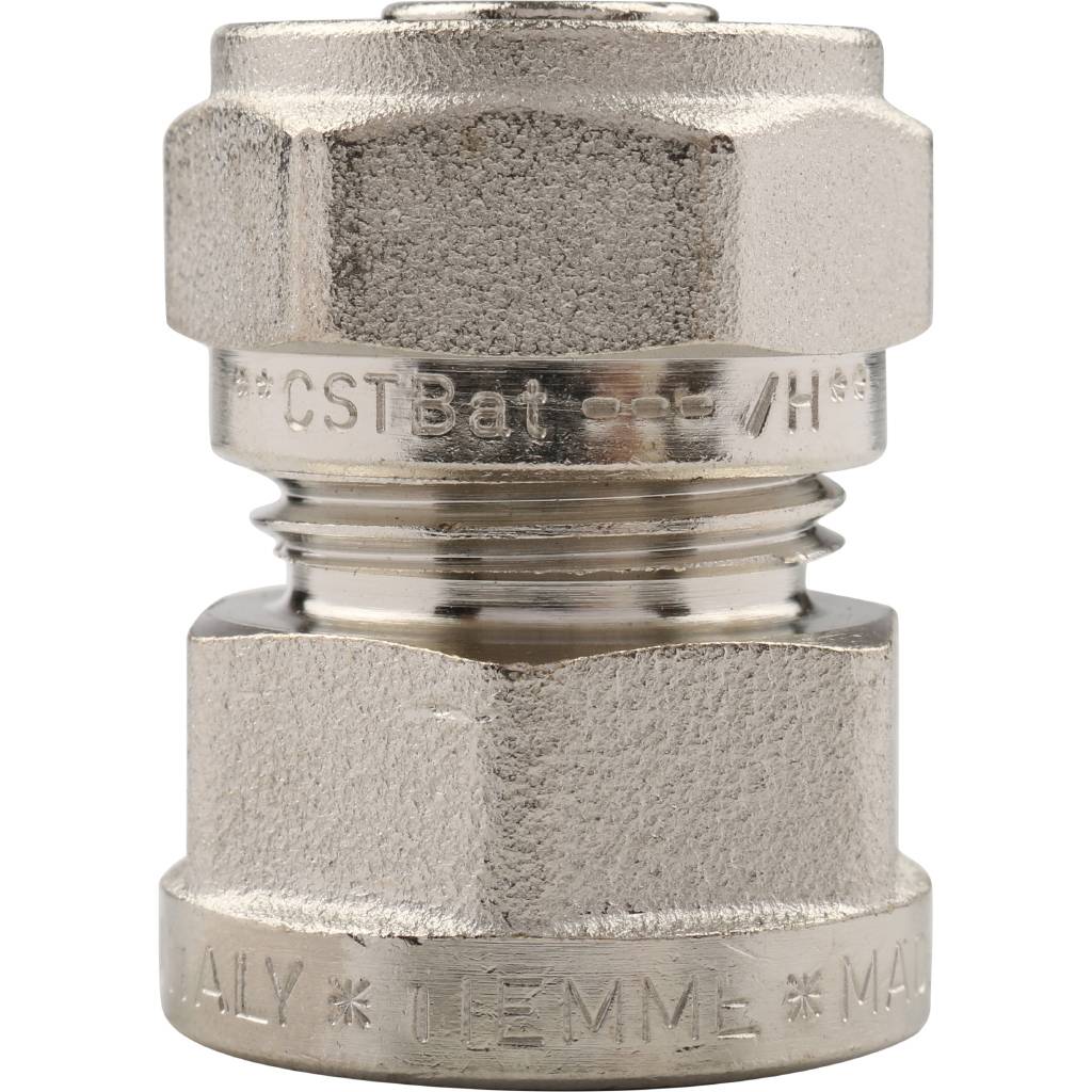 Обжимная муфта ВР 20 х 1/2" TIEMME для металлопластиковых труб