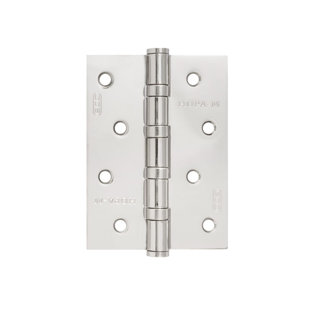 Петля накладн. универс. 4"-4вв eco (100*70*2,5)  хром (2/100) "нора-м"