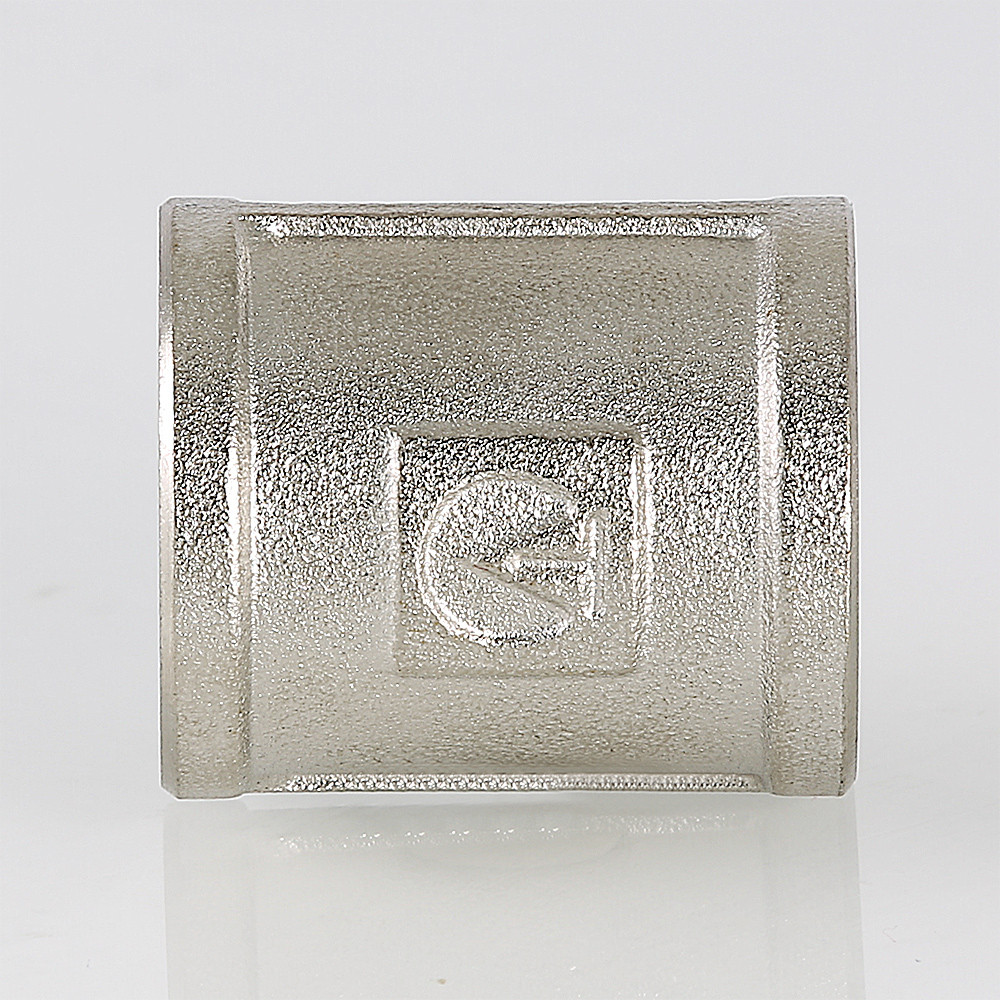 Муфта резьбовая 1"1/2 x 1"1/2 (ВР) латунь-никель VALTEC (VTr.270.N.0008)