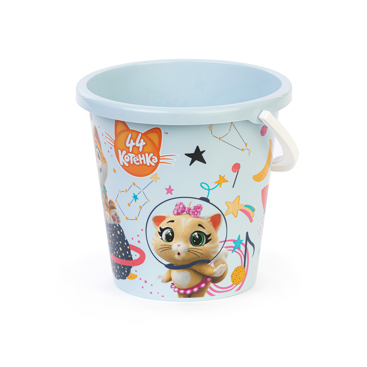 Ведро детское "44 котёнка" 1,5 л (1/30) "альтернатива"  м7641
