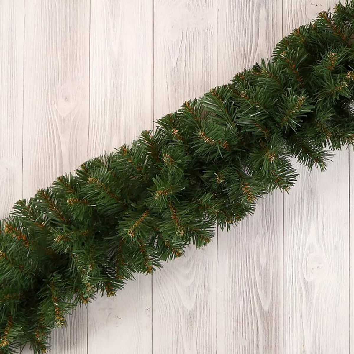 Гирлянда хвойная "звездная" 2,7 м  d-20 см (зеленая) "елкиторг" 2827313