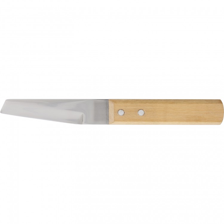 Нож хозяйственный, многоцелевой, деревянная рукоятка Сибртех (78983)