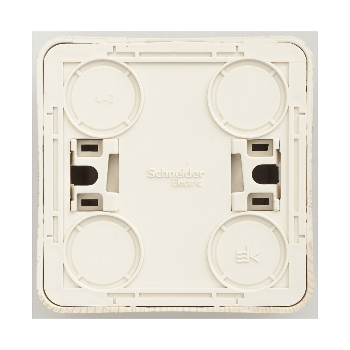 Розетка открыт. уст. "этюд" 1 местн. 16а, сосна (1/25/200) "schneider"