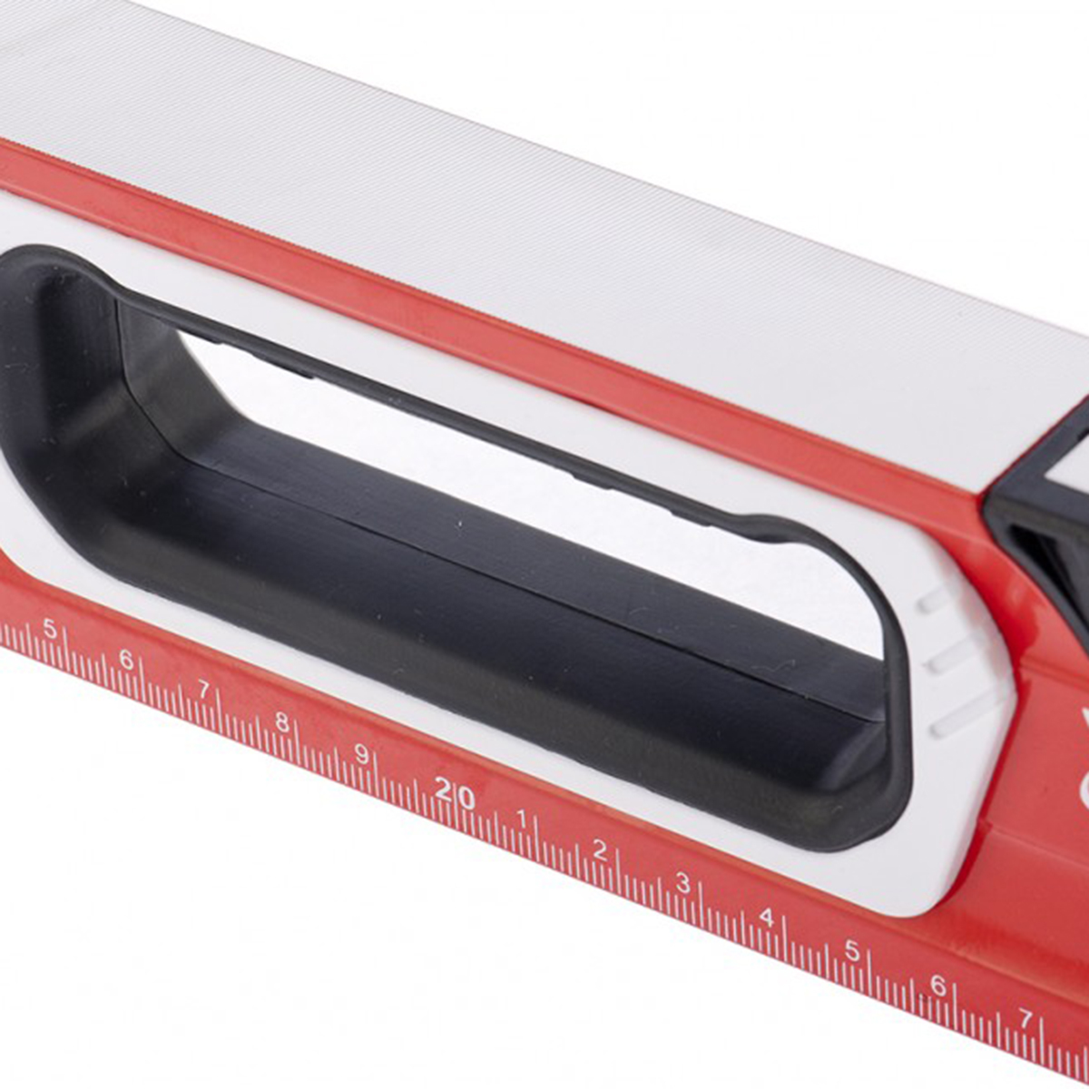 Уровень алюмин. 3 глазка (1 зеркал.) 600 мм  магнитный, фрезеров., двухкомп. рукоят.(1/30) "matrix"