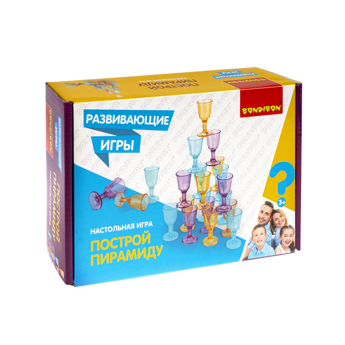 Игра развивающая "построй пирамиду" "bondibon" вв5164