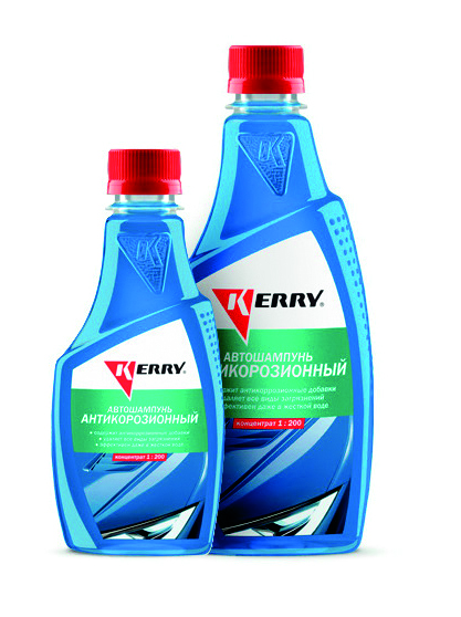 Автошампунь антикор. 500 мл (концентрат) (12) "kerry" kr-271-2