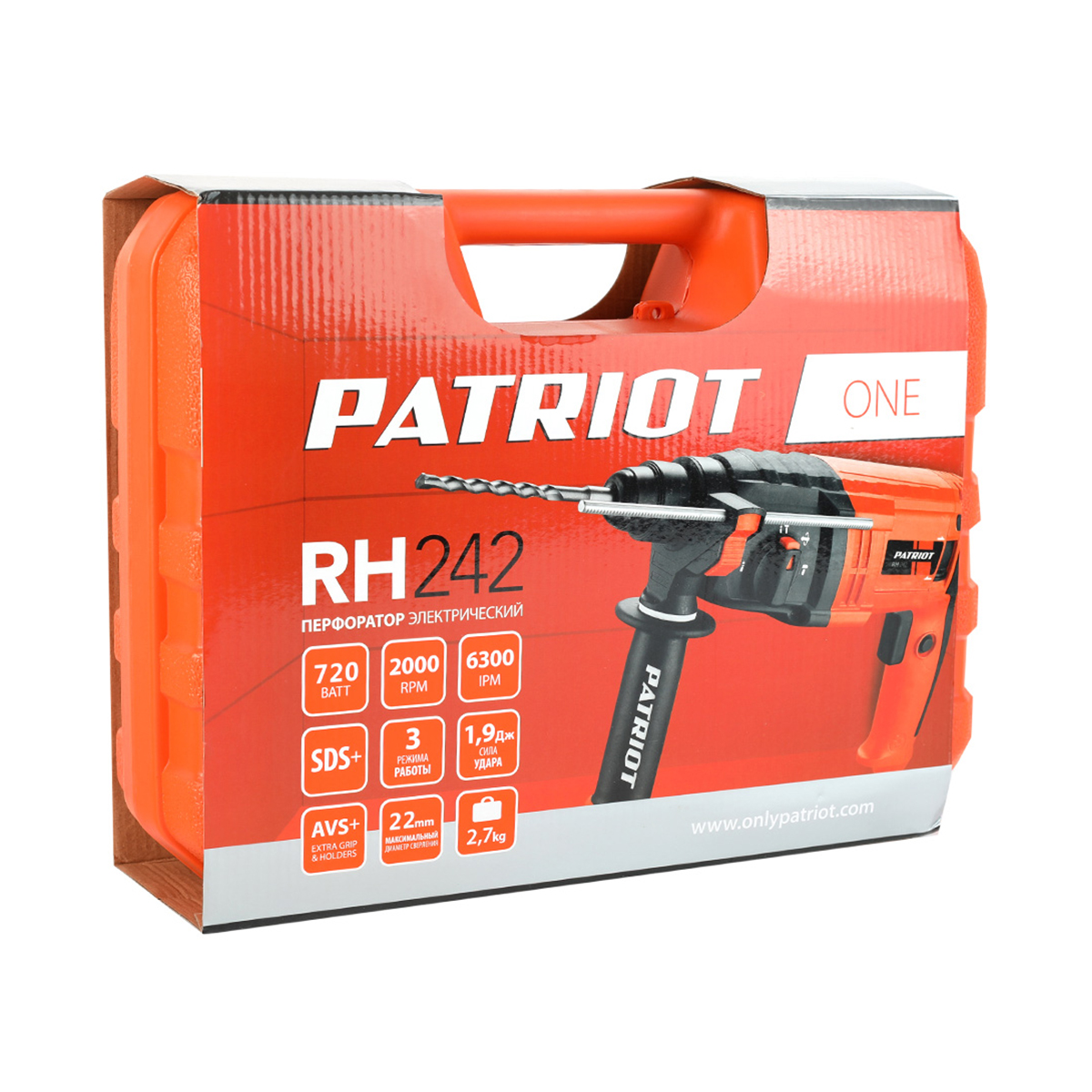 Перфоратор rh 242 (1/4) "patriot" 140301326