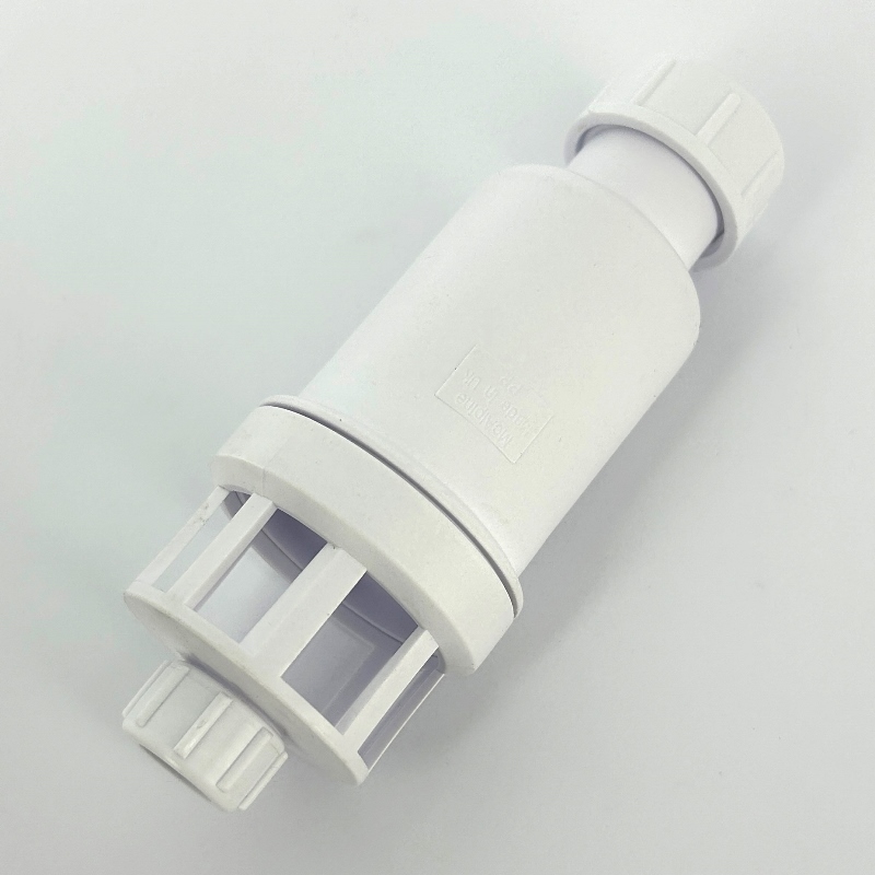 Самозакрывающийся сливной клапан McALPINE ("сухой" сифон) с разрывом струи 15х22 мм