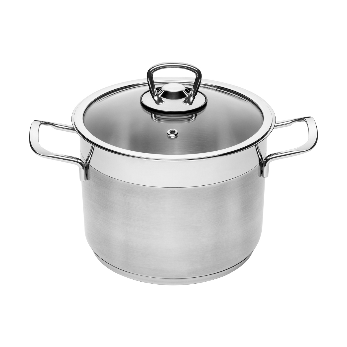 Кастрюля нержав. "софия" 7 л стекл. крышка, 24*16,3 см (1/4) "катюша" 9920-700-0