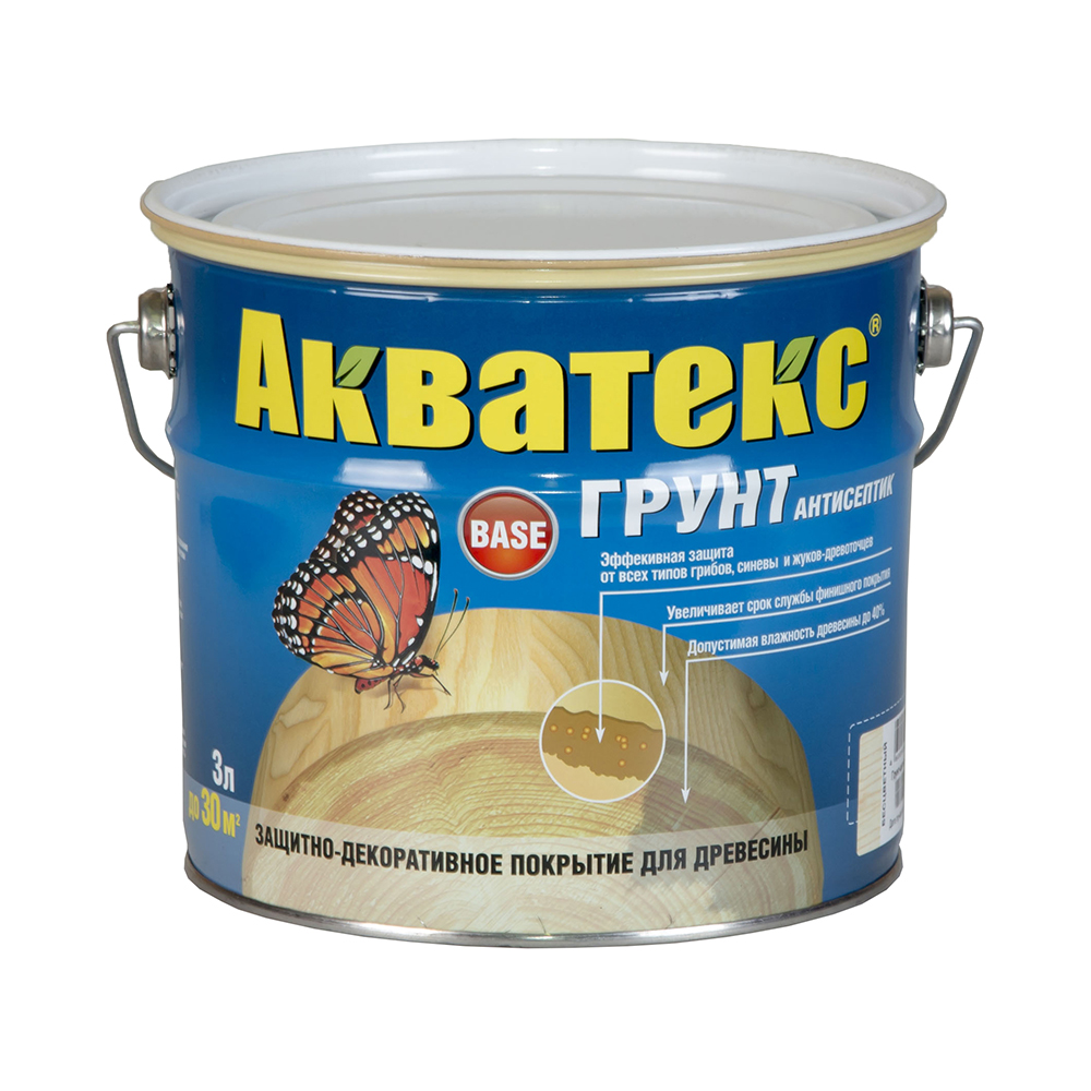 Акватекс   грунт-антисептик  3 л (4) "рогнеда"