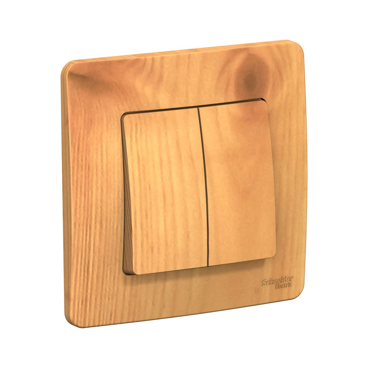 Выключатель "blanca" 2-х кл. 10а, ясень (1/10/20) "schneider"