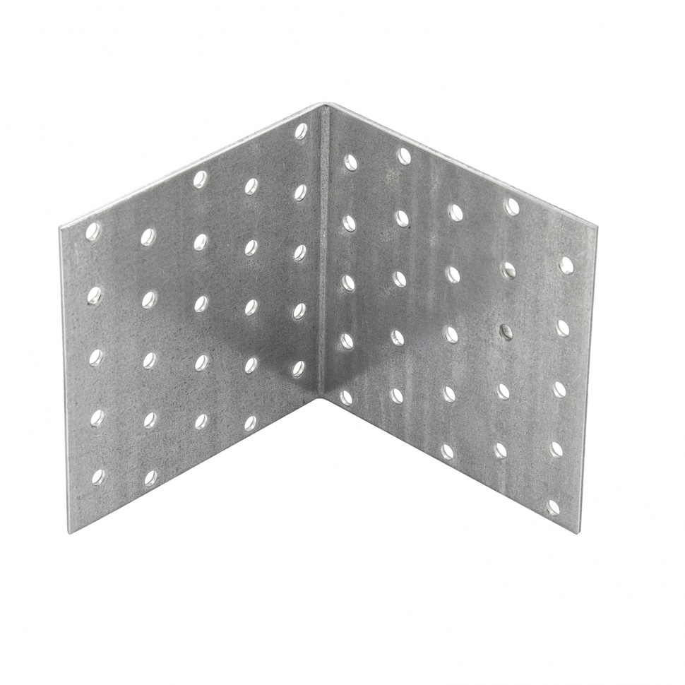 Крепежный уголок равносторонний 2 мм, KUR 100 х 100 х 100 мм Сибртех (46431)