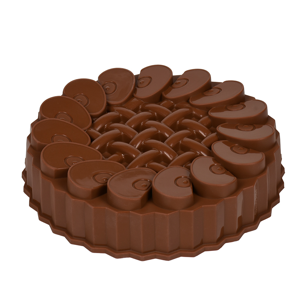 Форма для выпечки силикон. "яблочный пирог" 24*6 см + лопатка (1/20) "marmiton" 17224