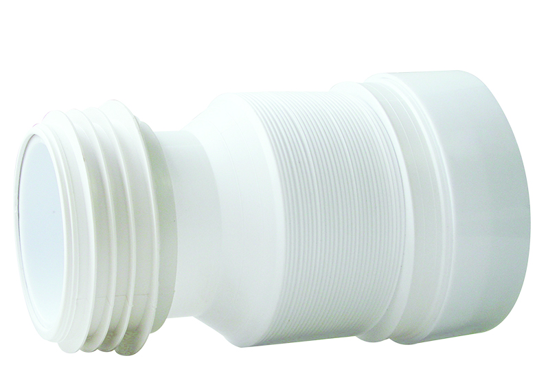 Слив для унитаза гофр. 250-520 мм (1/20) "вирпласт"