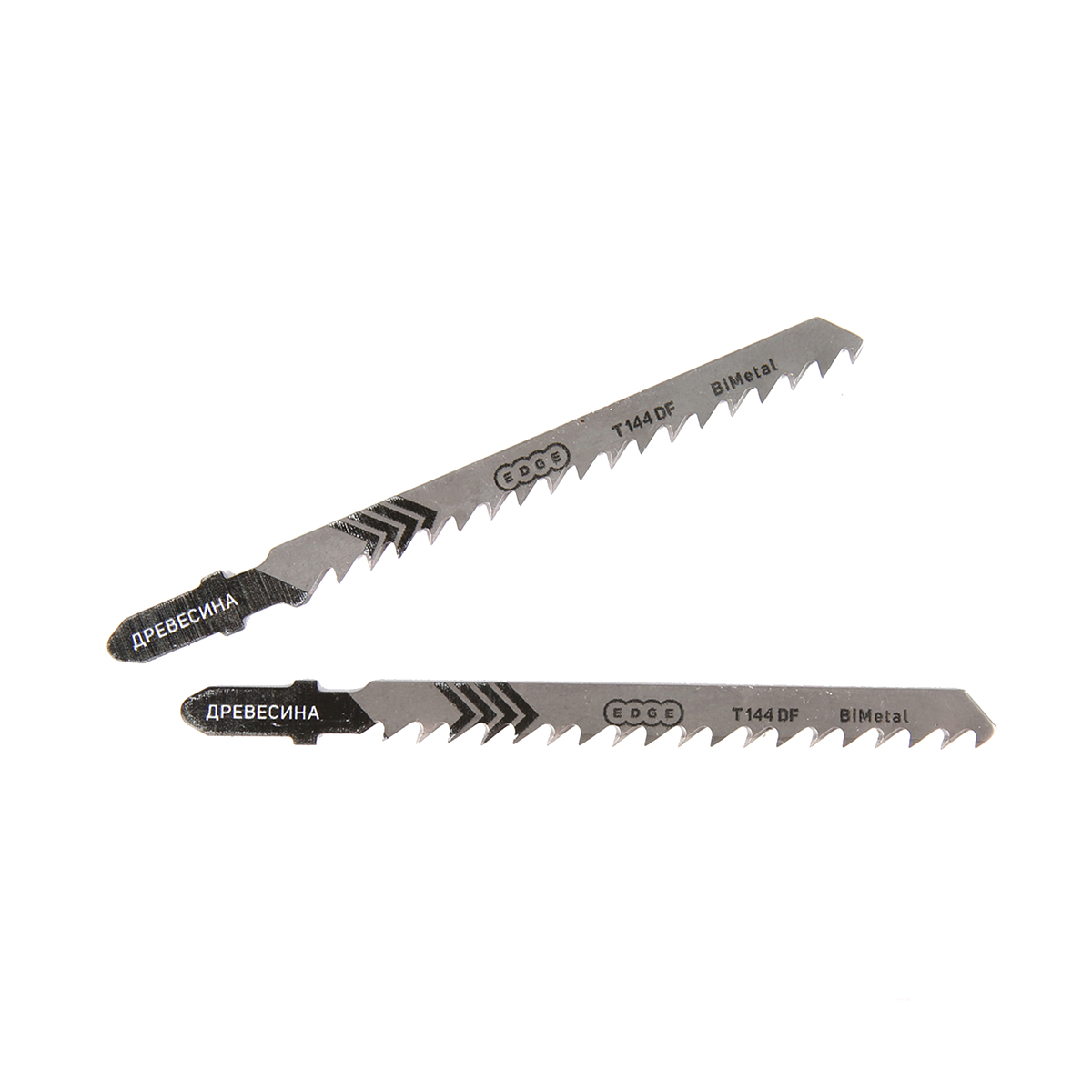 Пилки для лобзика по дереву t144df  2 шт. 75 мм (1/10) "edge by patriot" 814010006