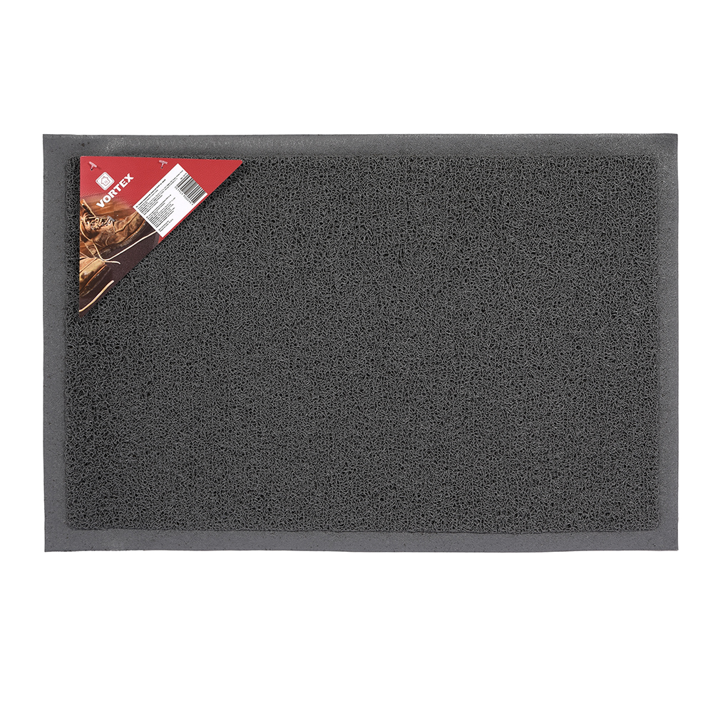 Коврик придверный пористый 40*60 см (серый) (1/20) "vortex" 22175