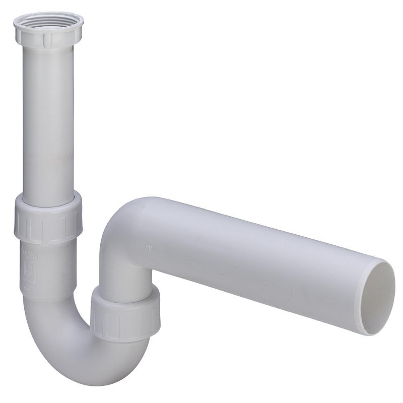 Сифон VIEGA трубный для моек 1"1/2 х 40 с горизонтальным отводом