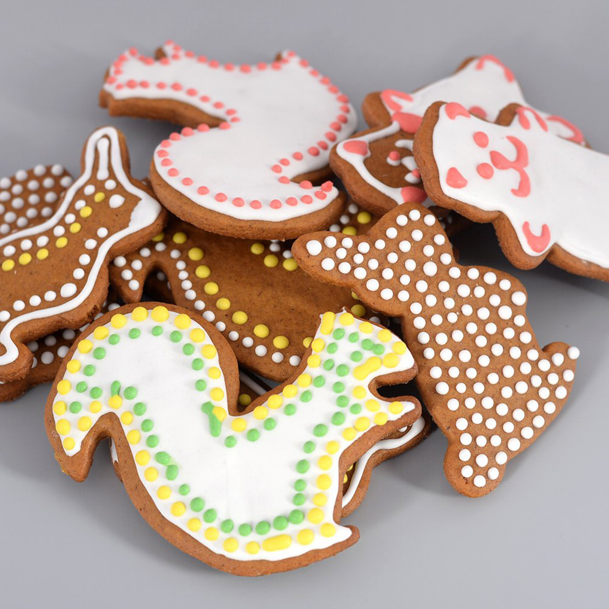 Формы для печенья "пушистая компания" набор 3 шт., нержав. (1/12/144) "мультидом" da8-67