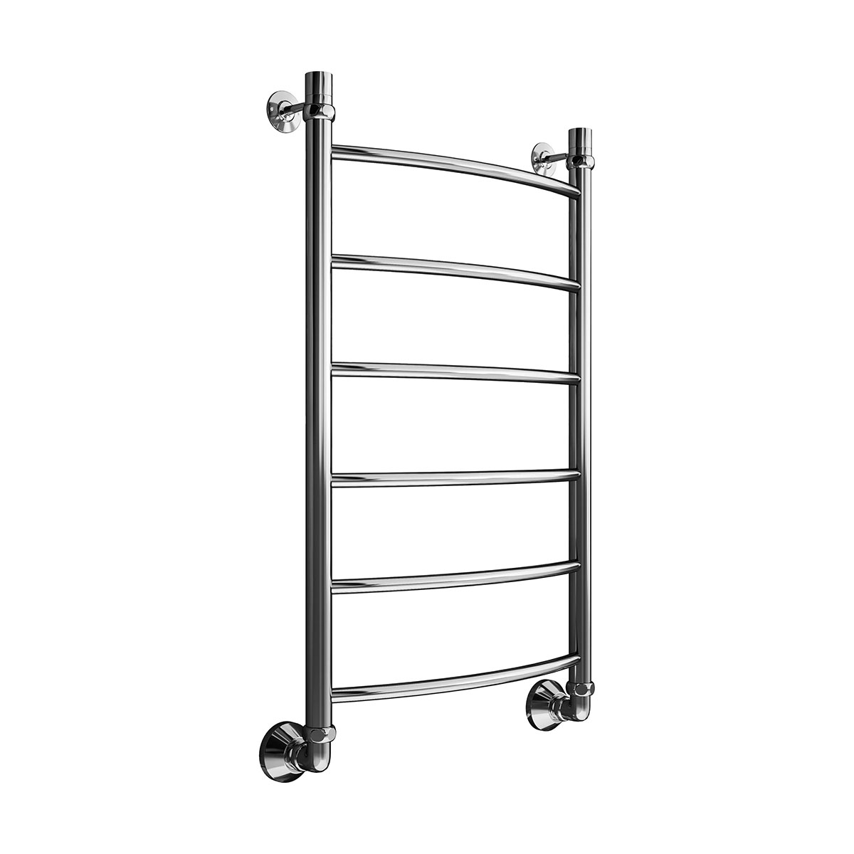 Полотенцесушитель водяной вид 4 "эко" 500*600 гайка/гайка (хром) (1) "маргроид"