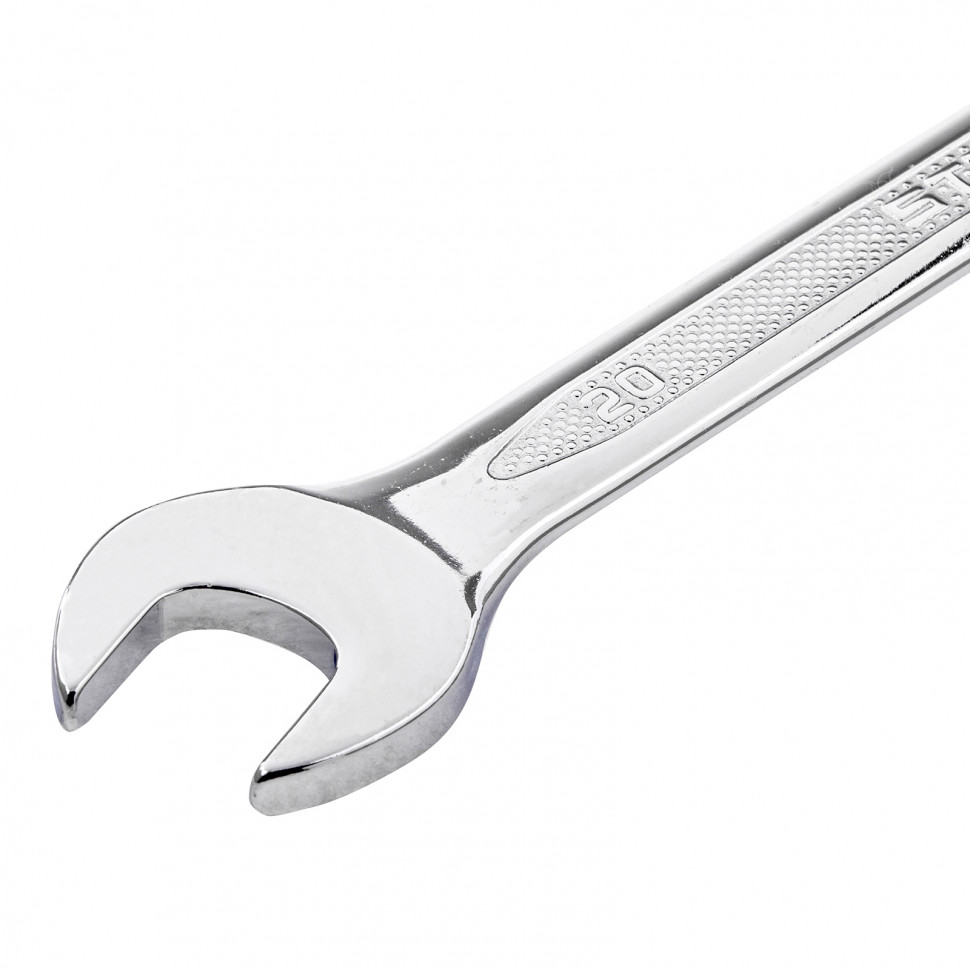 Ключ комбинированный, 20 мм, CrV, антислип Stels (15257)