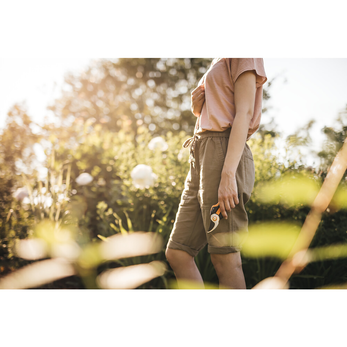 Секатор плоскостной "plus" p521 (1/4) "fiskars" 1057167