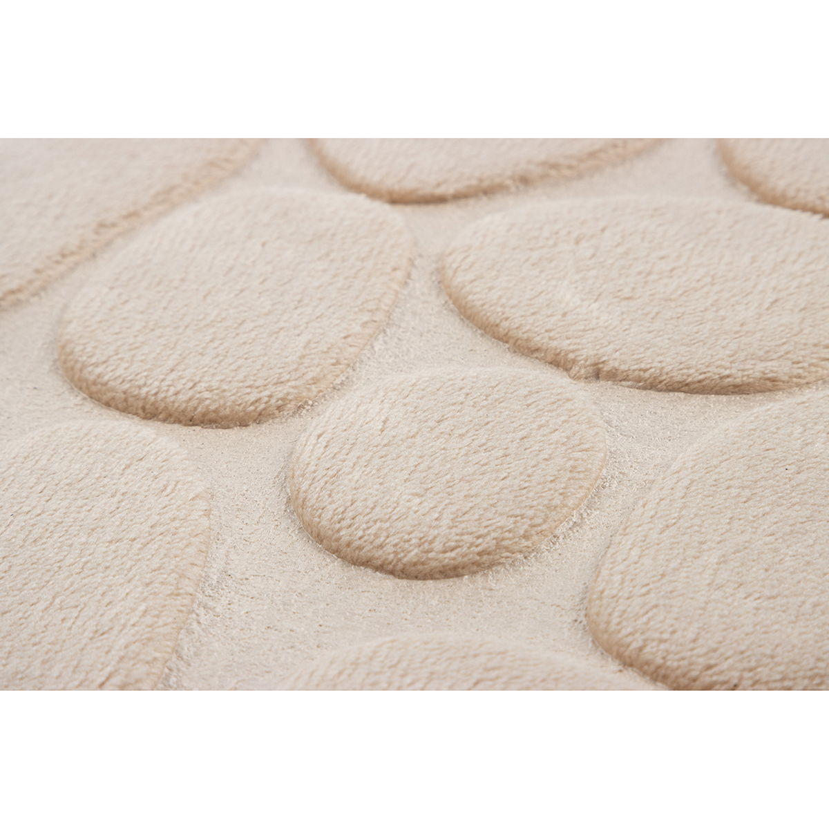 Коврик для ванной "stone" 40*60 см (бежевый) (1/24) "рыжий кот"