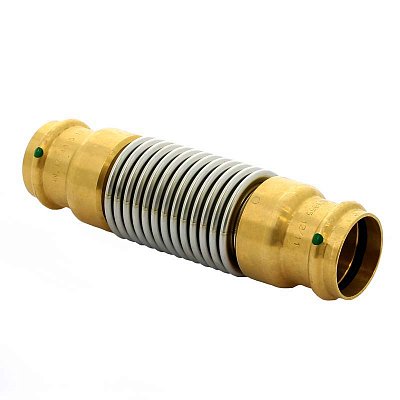 Компенсатор осевой пресс VIEGA 35 бронза сильфон из нержавеющей стали