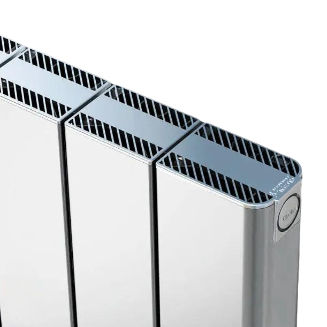 Радиатор STOUT Sebino 2000 мм 4 секции, алюминий (боковое подключение) белый