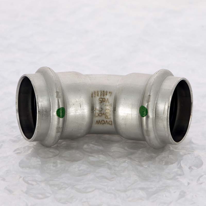 Угол 45° пресс 28 нержавеющая сталь Sanpress Inox VIEGA